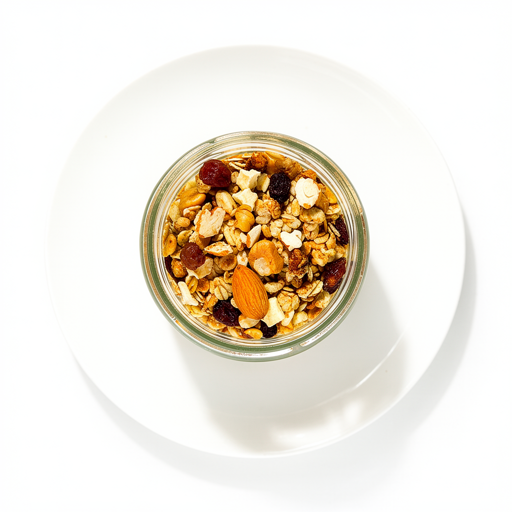 Skani naminių griliuotų dribsnių granola