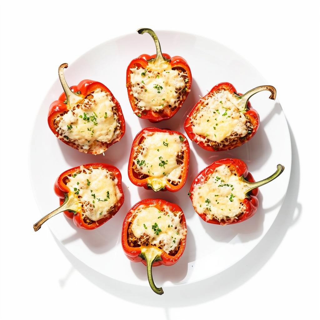 Faršu įdarytos paprikos orkaitėje